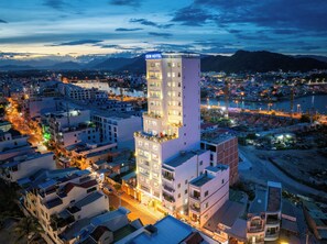Façana frontal de l'allotjament