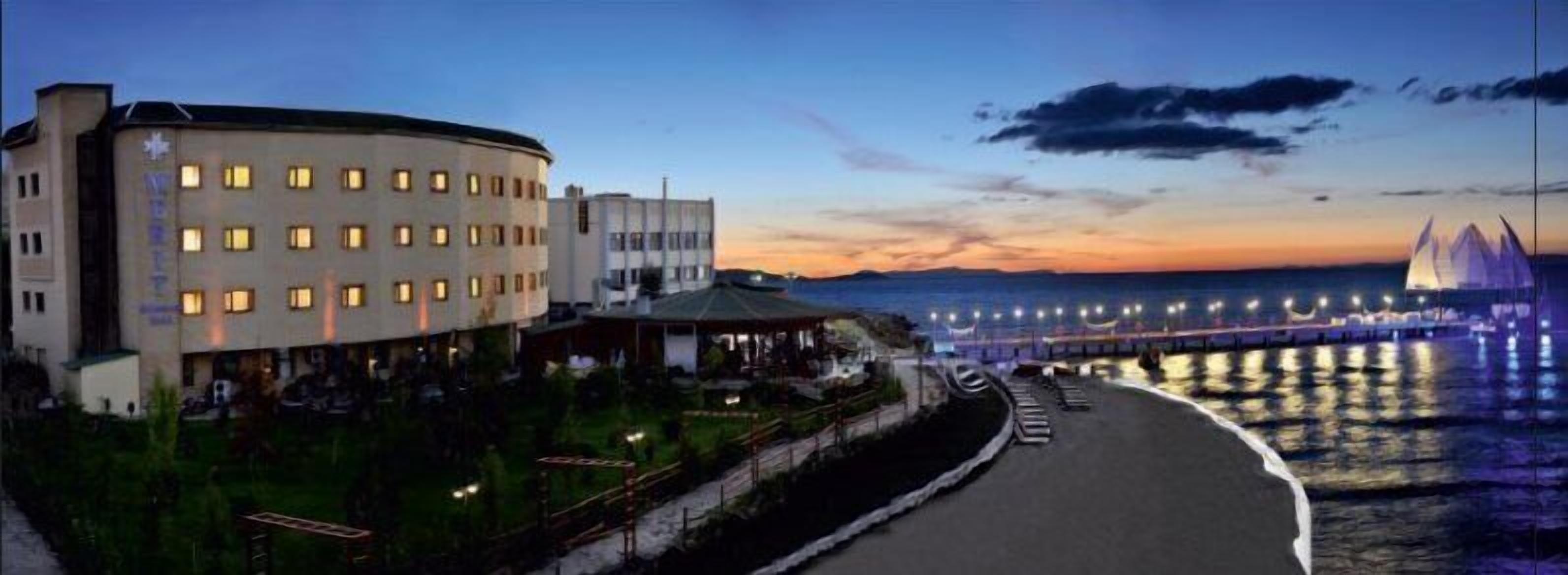 front of property – evening/night