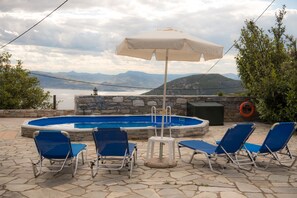 Studio, Sea View (Diana) | View from room - Pelion Goddess Villas (Volos)