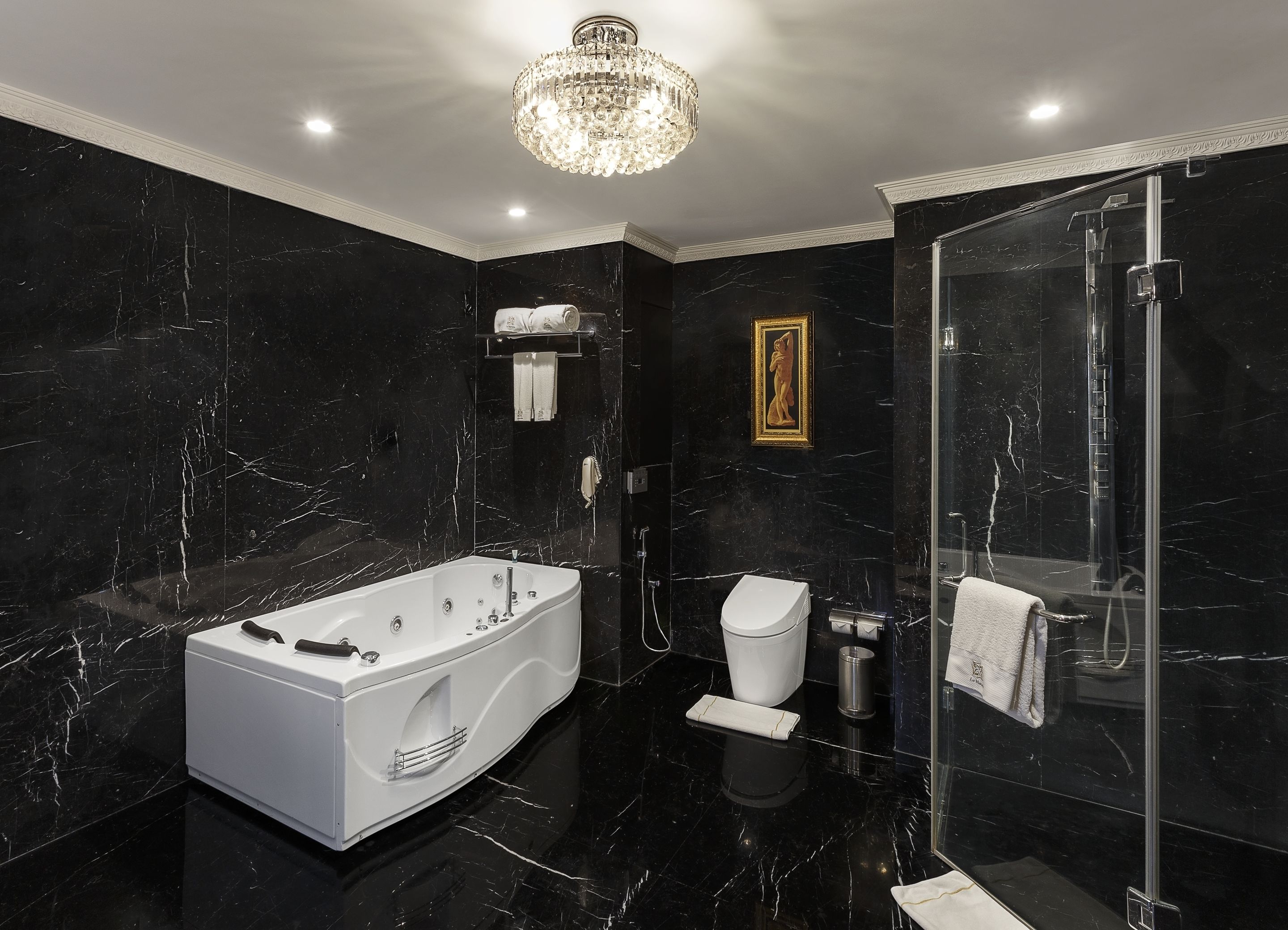 presidential suite, non smoking, city view | bathroom | separate bathtub and shower, deep-soaking bathtub, rainfall showerhead