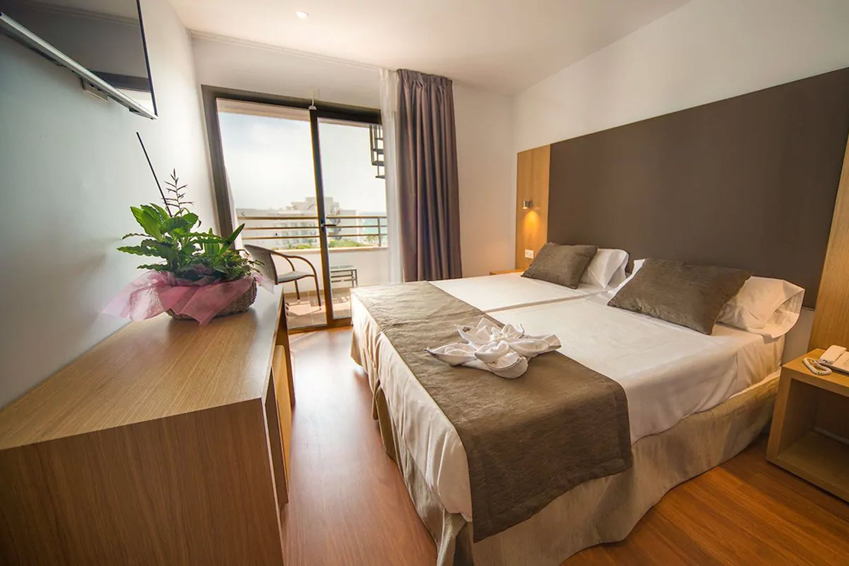 double room, balcony, sea view | desk, blackout curtains, soundproofing, iron/ironing board