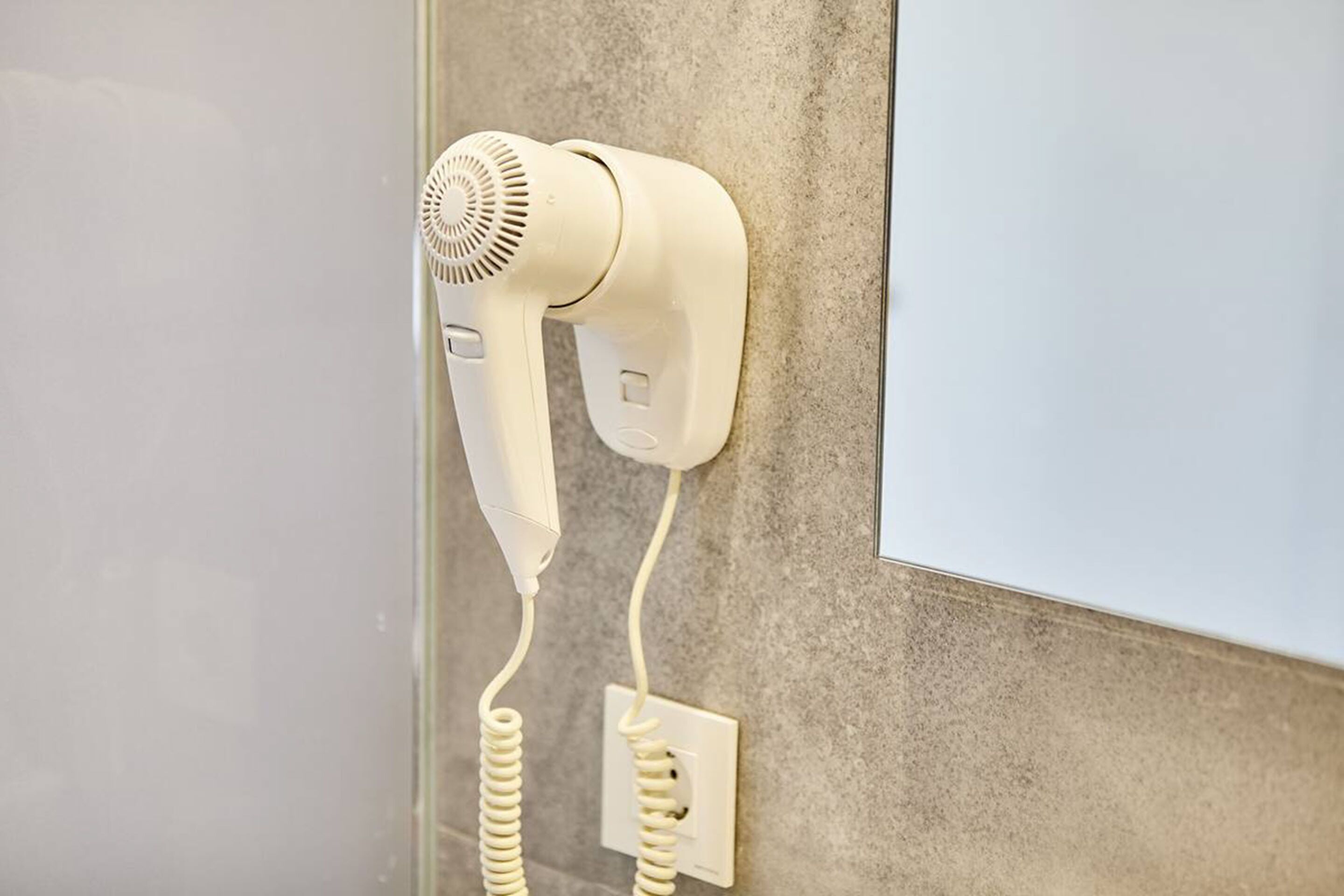 desk, blackout curtains, soundproofing, iron/ironing board