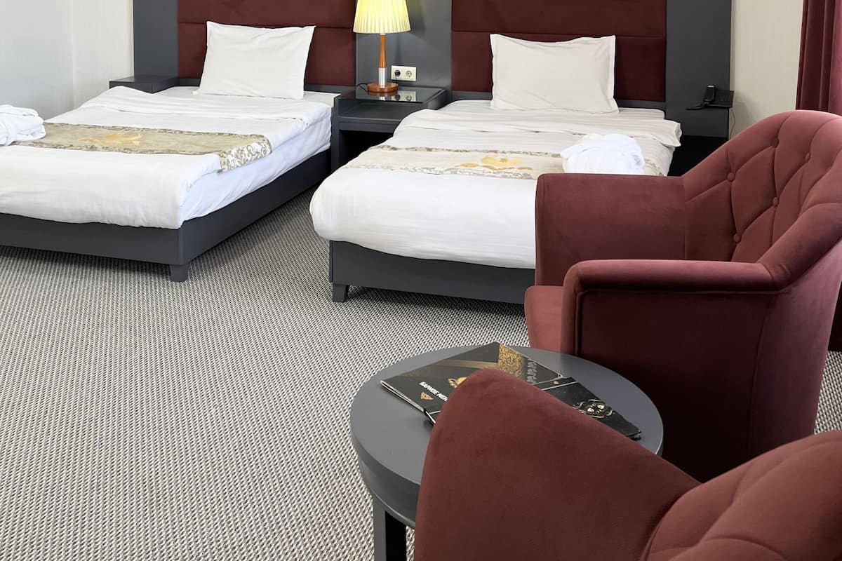 Standard Twin Room | In-room safe, desk, iron/ironing board, free WiFi