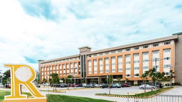 Façana frontal de l'allotjament