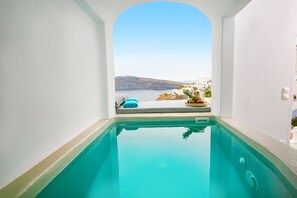 Suite superior, 1 habitación, hidromasaje, vista al mar (White dome) | Vista desde la habitación