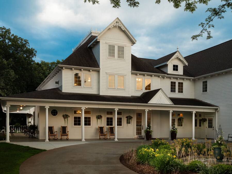 Majoituspaikan julkisivu