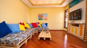Living room - Oka Brasil Hostel (Campo Grande)