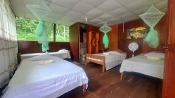 Quadruple Room, Patio, River View | Memory-foam beds, in-room safe, desk, free WiFi