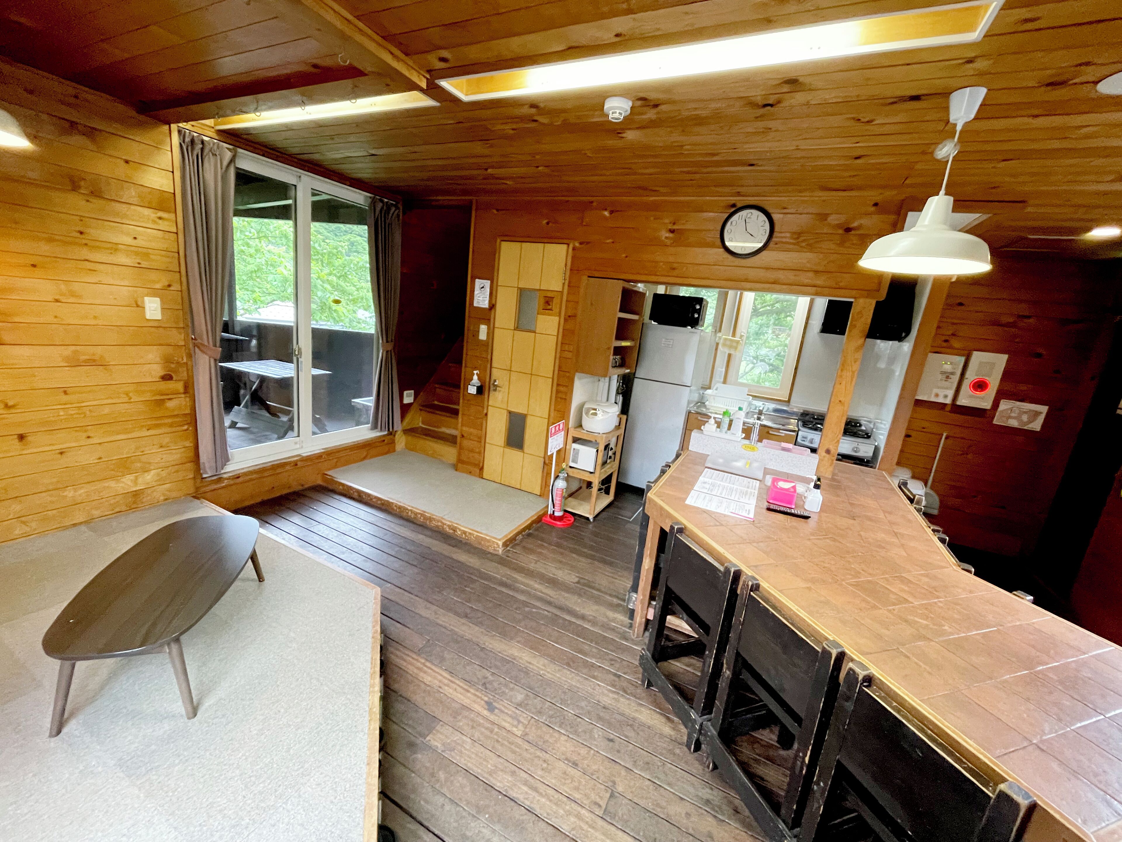 Cottage, Non Smoking, Mountain View, No Open Air Bath (9 People) | Living area | Flat-screen TV