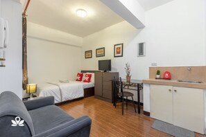 Kamer, 1 slaapkamer | Een bureau, extra bedden (toeslag), gratis wifi, beddengoed