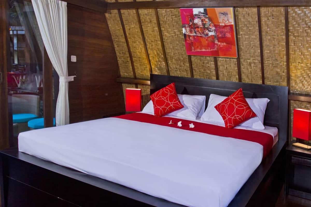 Bungalow Deluxe | Bộ đồ giường cao cấp, minibar, két bảo mật tại phòng, bàn 