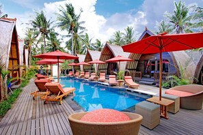 Outdoor pool - D Wahana Resort (Gili Trawangan)