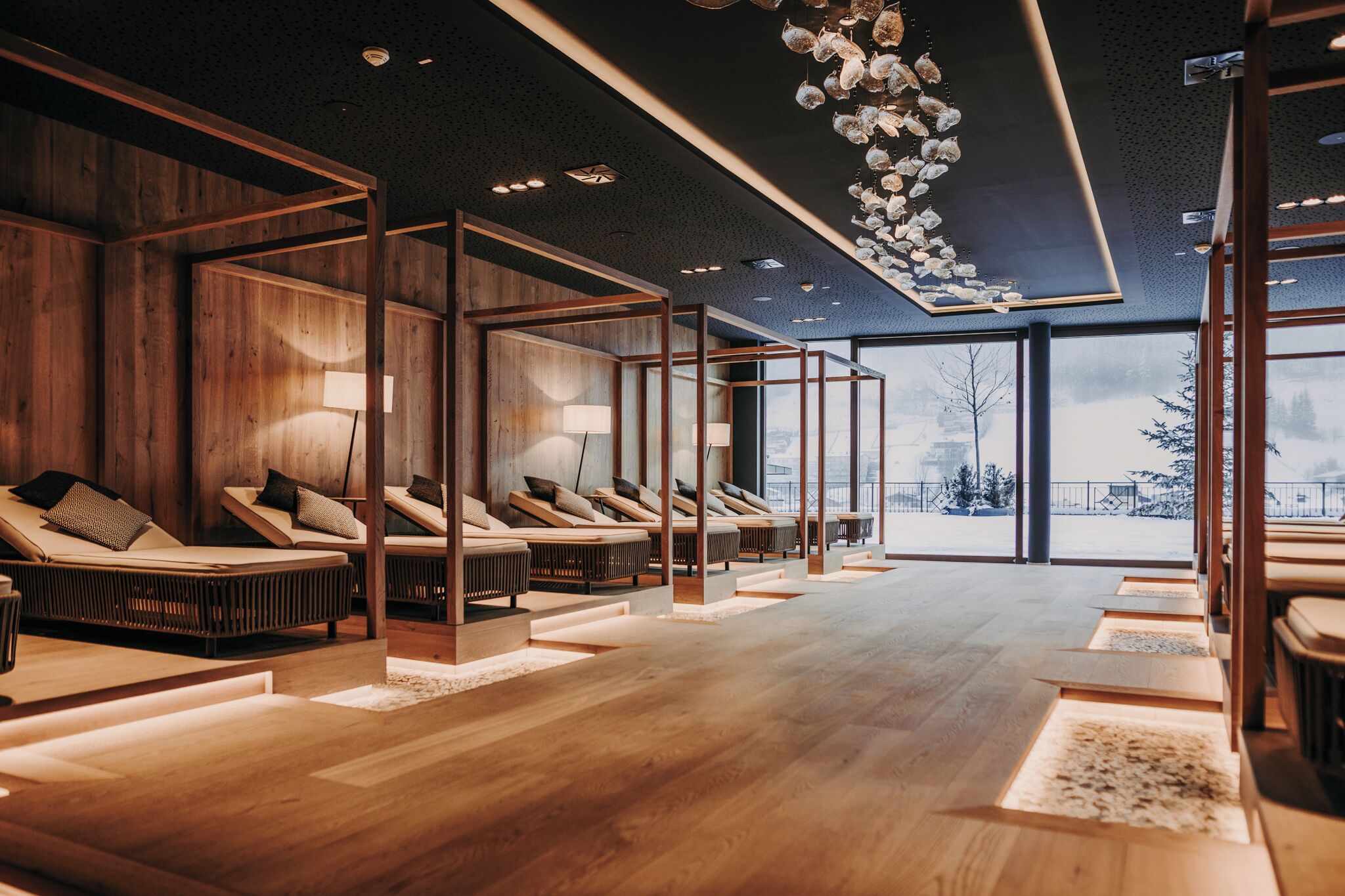 Behandlungsräume für Paare, Sauna, Whirlpool, Dampfbad