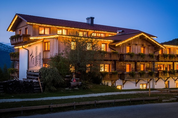 Front of property - evening/night