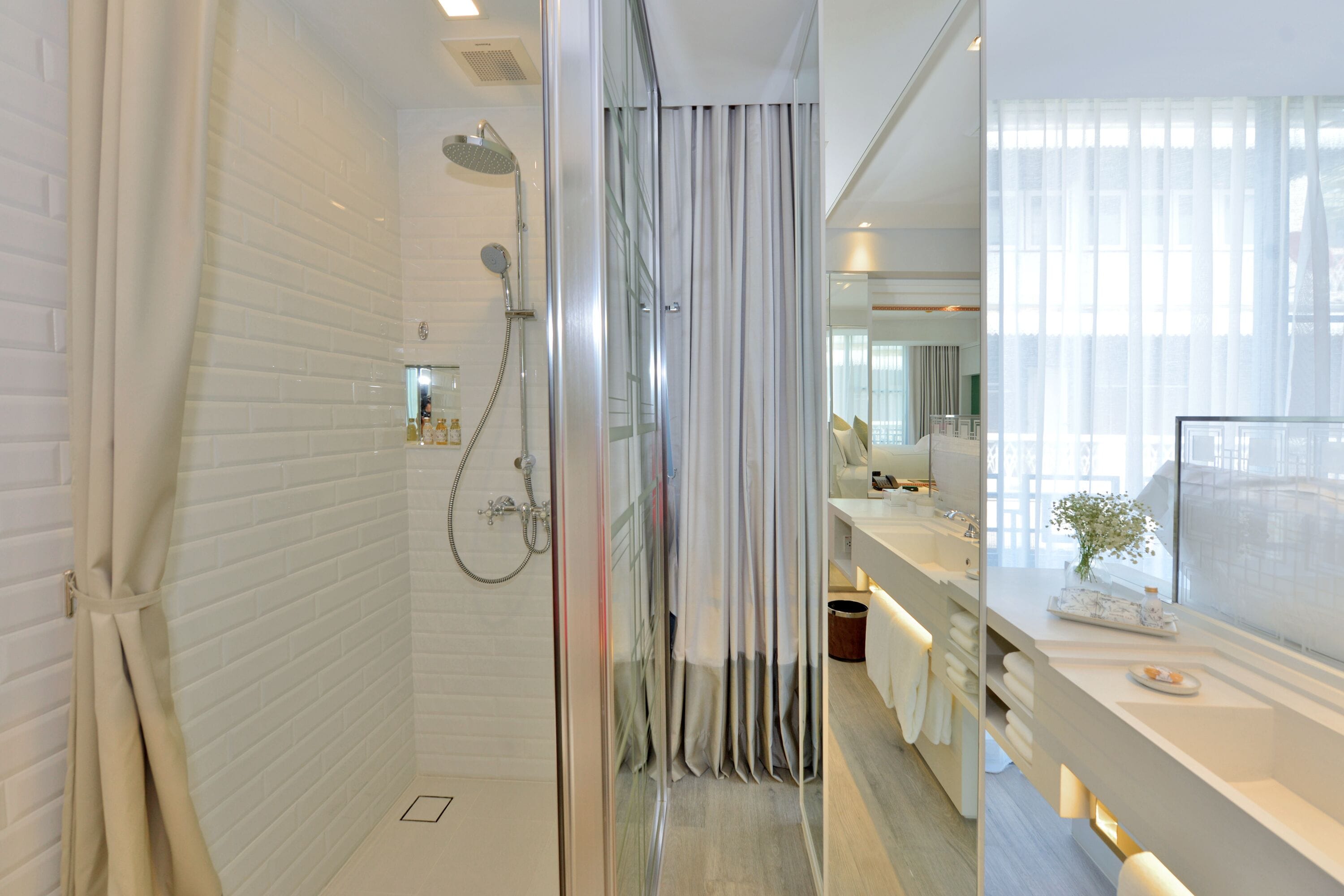 free toiletries, hair dryer, bathrobes, slippers