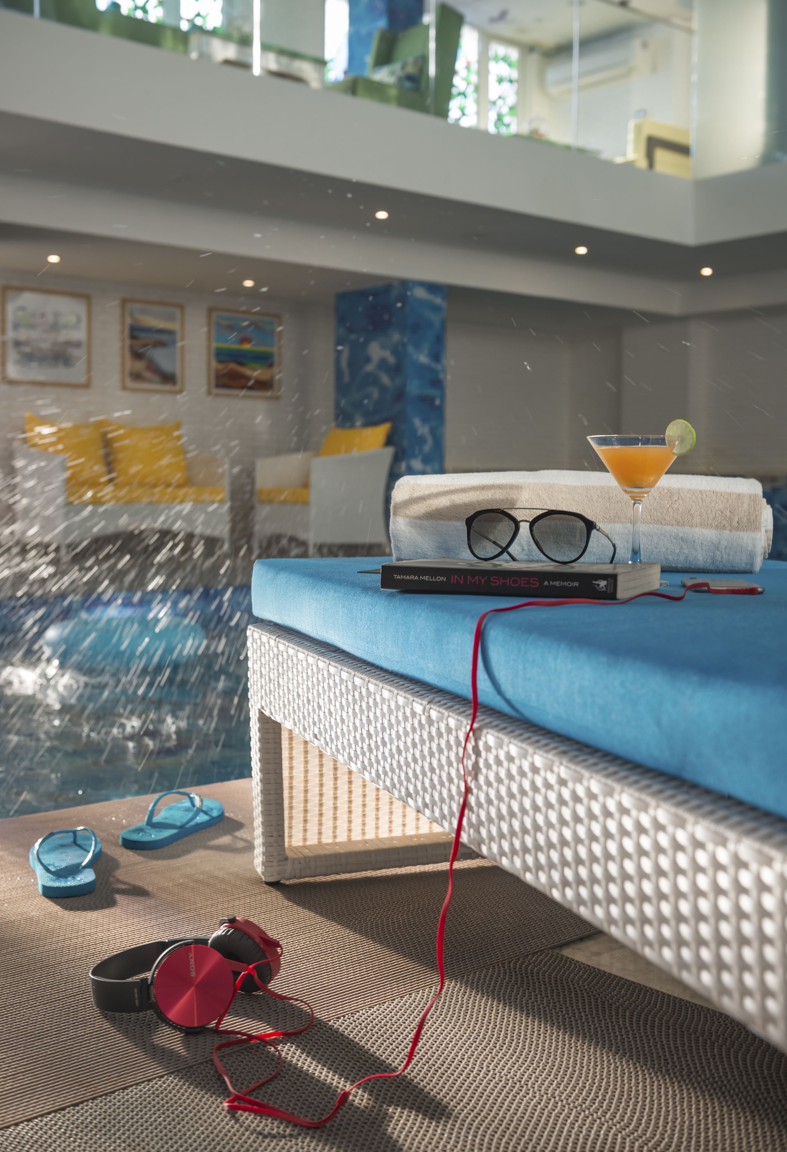 Una piscina techada