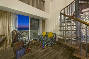 Attic Suite Valley View | Living area | Flat-screen TV - Mosaic Originals, Mussoorie (Dehradun)