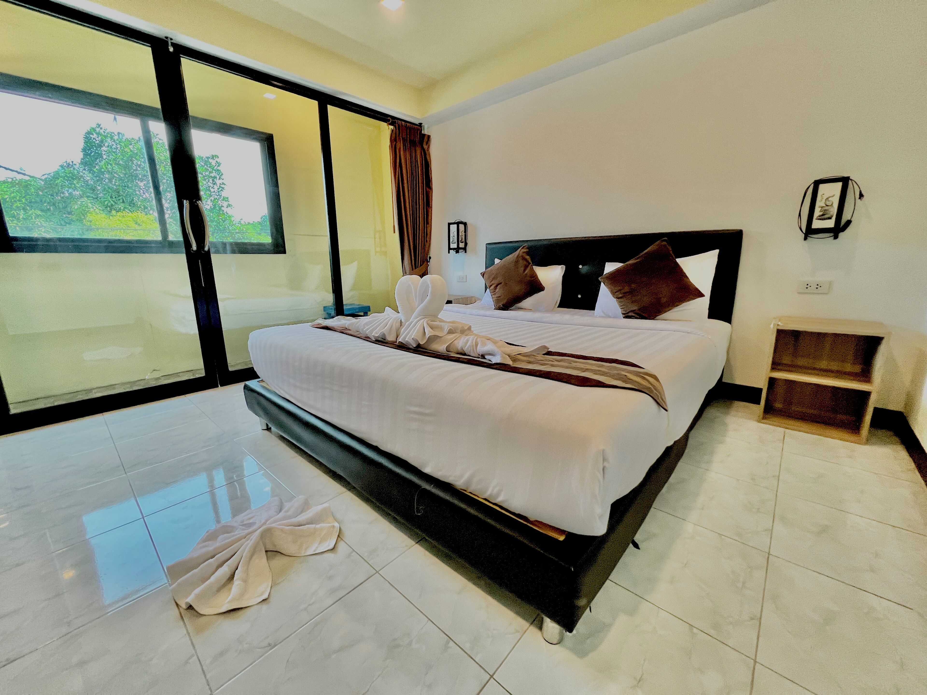 economy street view | 1 bedroom, in-room safe, soundproofing, rollaway beds