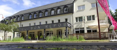 Fassade der Unterkunft