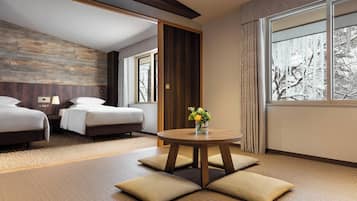 Deluxe Room, 2 Single Beds (Japanese Western) | Desk, laptop workspace, blackout curtains, free WiFi