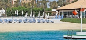 On the beach, white sand, scuba diving, snorkeling