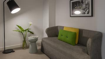 Iron/ironing board, cots/infant beds, free WiFi, bed sheets