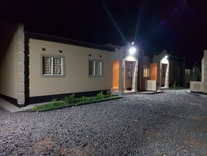 Front of property - evening/night - Sumbulwa Apartments (Livingstone)