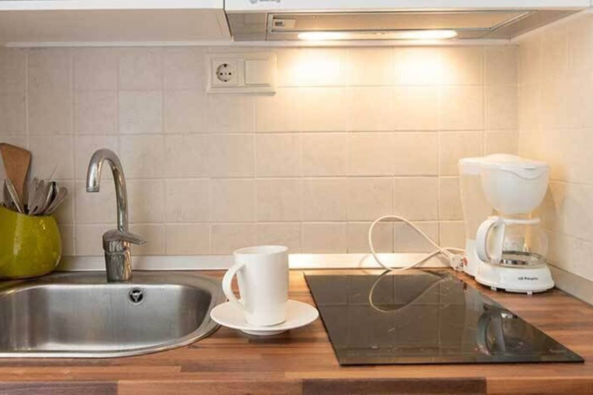 studio, beach view | private kitchen