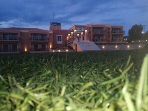 Front of property – evening/night