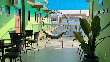 Façana frontal de l'allotjament