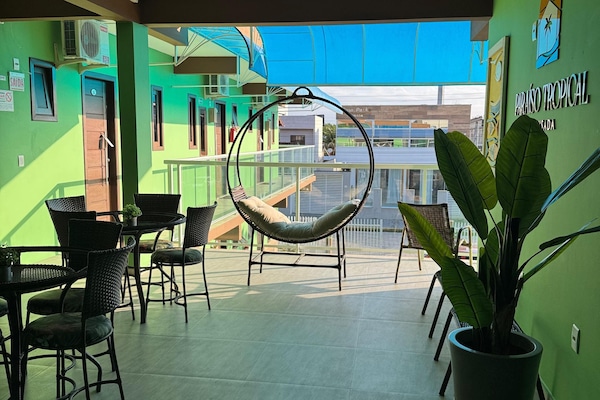 Voorkant van accommodatie