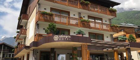 Façade de l’hébergement