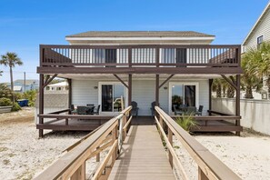 House, 2 Bedrooms | Terrace/patio - Endless Ocean Views in S Fletcher Duplex by RedAwning (Fernandina Beach)