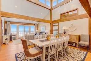 House, 3 Bedrooms | Living area | TV - Oceanfront Pet Friendly Unit by RedAwning (Fernandina Beach)