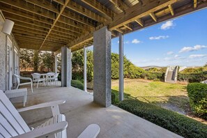 House, 2 Bedrooms | Outdoor dining - Dog Friendly Ground Level Duplex by RedAwning (Fernandina Beach)