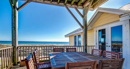 Rustic Ocean Front Cottage by RedAwning