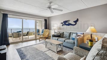 Condo, 2 Bedrooms | Living area | Flat-screen TV, DVD player