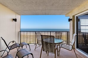 Condo, 2 Bedrooms | Outdoor dining - Enhanced Unit with Awesome View of Atlantic from Private Balcony by RedAwning (Fernandina Beach)