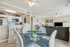 Condo, 2 Bedrooms | Dining - Coast View Condo Featuring Large Windows Overlooking the Beach by RedAwning (Fernandina Beach)