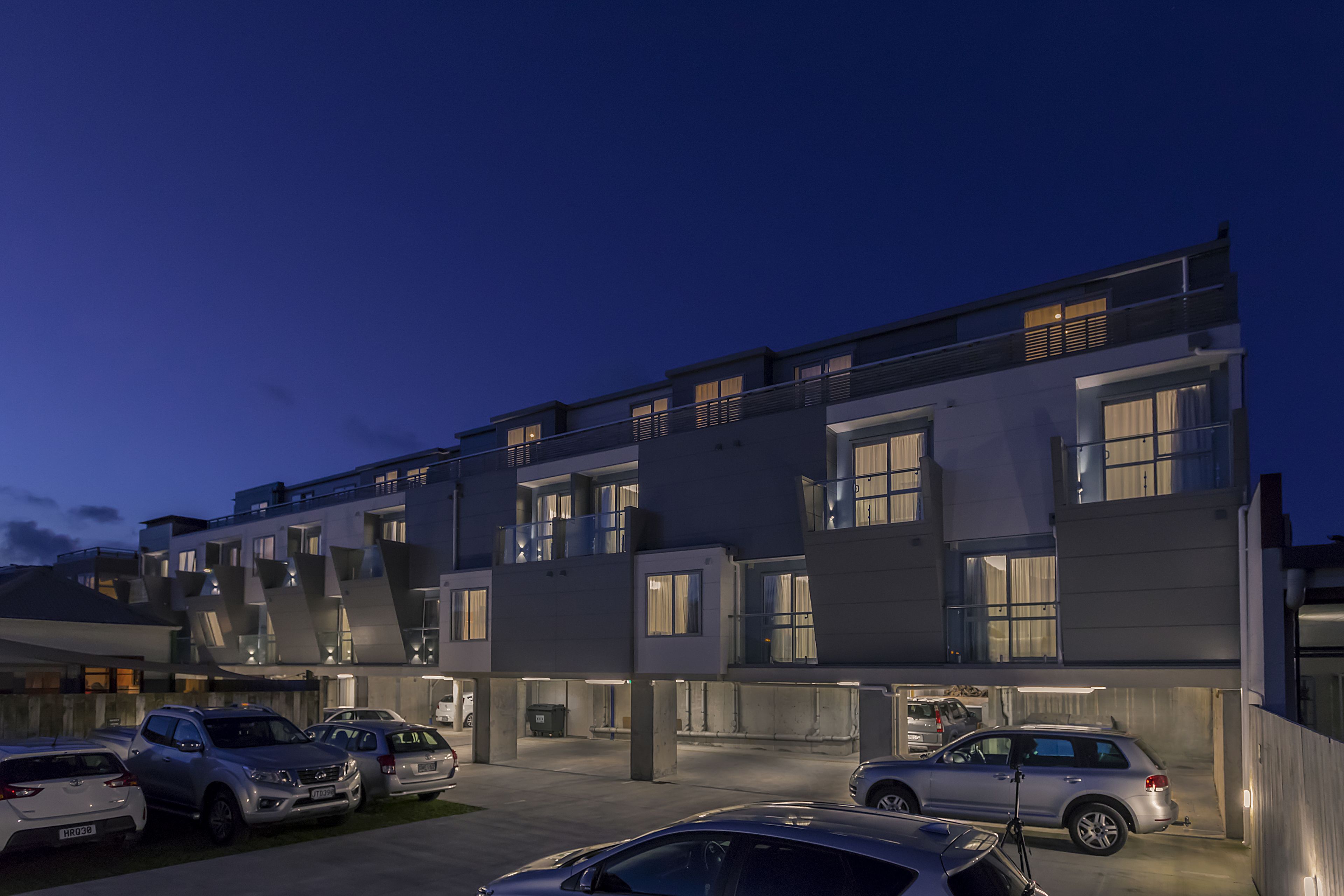 front of property – evening/night