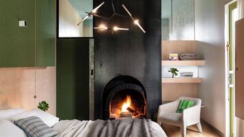 Suite | 1 habitación, ropa de cama de alta calidad y camas con efecto memoria