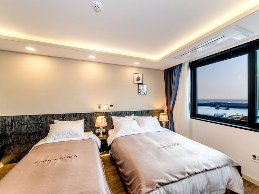 Premium bedding, down duvets, free WiFi