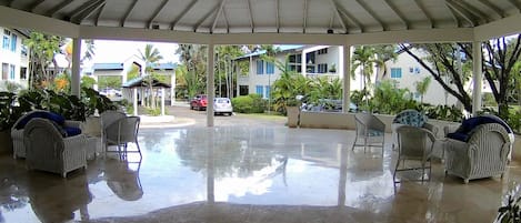 Interior entrance