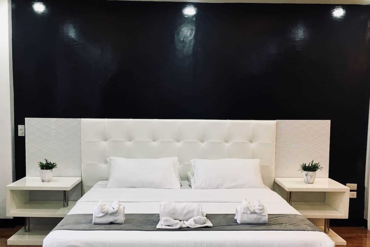 Premium Suite, 1 Katil Raja (King) | 1 bilik tidur, peralatan tempat tidur premium, gebar bulu kapas
