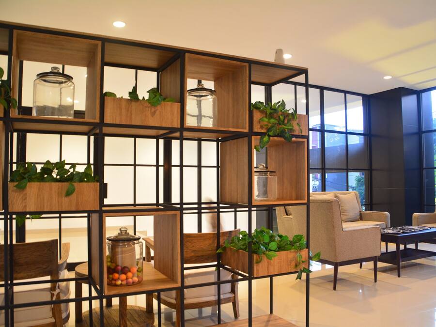Sala de estar en el lobby