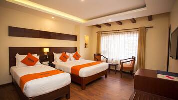 Family Room | Egyptian cotton sheets, premium bedding, down duvets, pillow-top beds