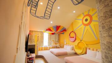 Familie vierpersoonskamer, 1 slaapkamer, niet-roken | Kamervoorziening