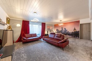 Comfort penthouse, 3 slaapkamers, niet-roken | Verduisterende gordijnen, geluiddichte muren