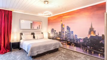 Penthouse Confort, 3 habitaciones, para no fumadores | Cortinas blackout, insonorización y tabla de planchar con plancha