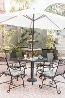 Breakfast, lunch, dinner served; local and international cuisine 